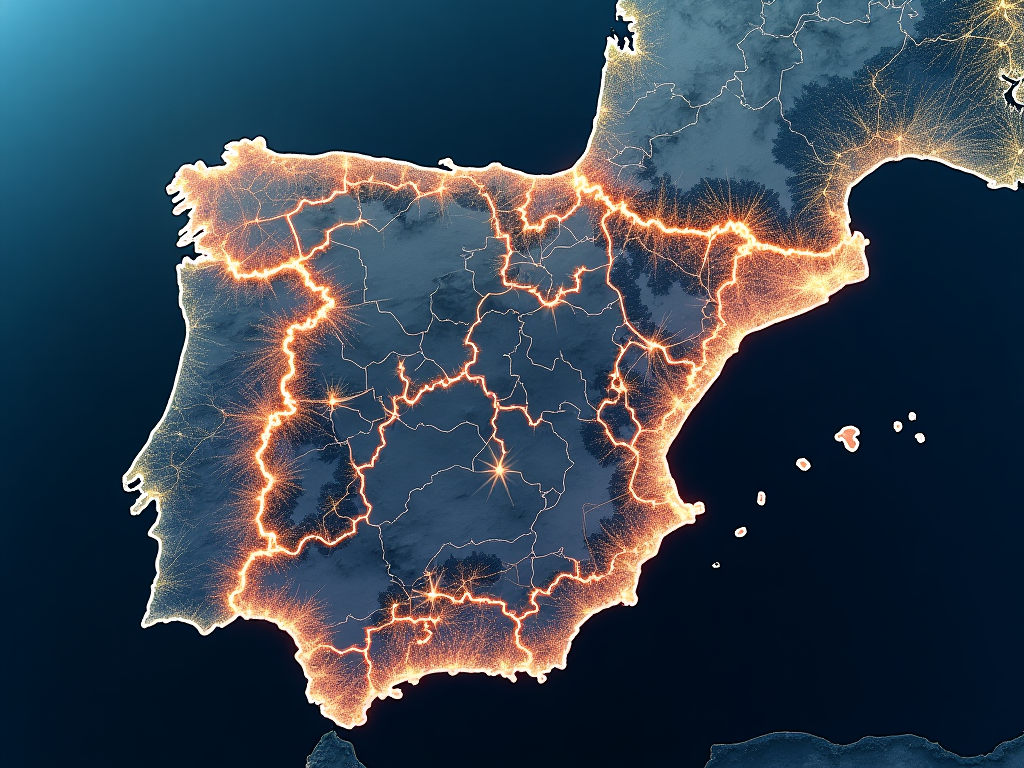 Mapa de cobertura móvil en España